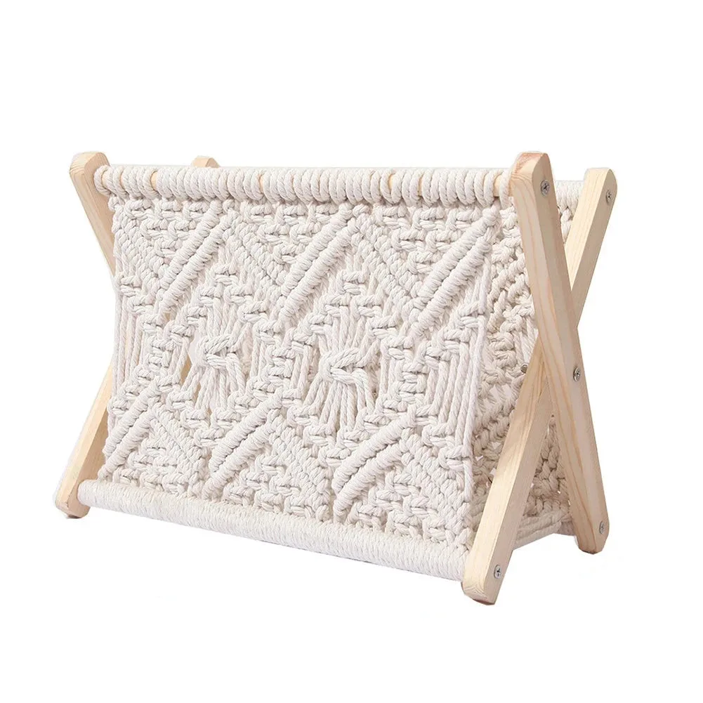 Porte-Revues-Macrame