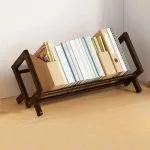 Porte-Revues en Bois Merisier